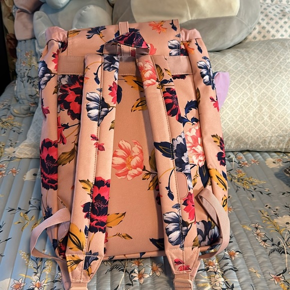 Herschel Supply Company Pink and Blue Floral Backpack - Picture 7 of 10